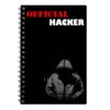 Spiral Notebook Diary A5 200 Pages - Official Hacker