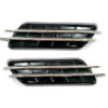 Chrome Decorative 2CL Grill Lines Flow Type Car Side Fender Air Flow Vent