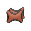 Car Neck Pillow Set of 2 (Tan & Black)
