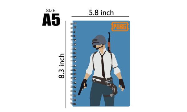 Spiral Notebook Diary A5 200 Pages - PUBG - Image 2