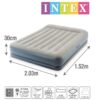 Intex 64118 Queen Size Pillow Rest Mid-Rise Airbed With In-built Electric Pump - Image 5