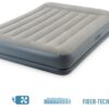 Intex 64118 Queen Size Pillow Rest Mid-Rise Airbed With In-built Electric Pump