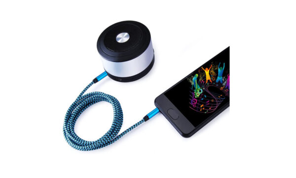 3.5mm Audio Cable Nylon Braided Cable Male to Male Aux Cord (1 Pc) (1 Meter) (Assorted Cable) - Image 9