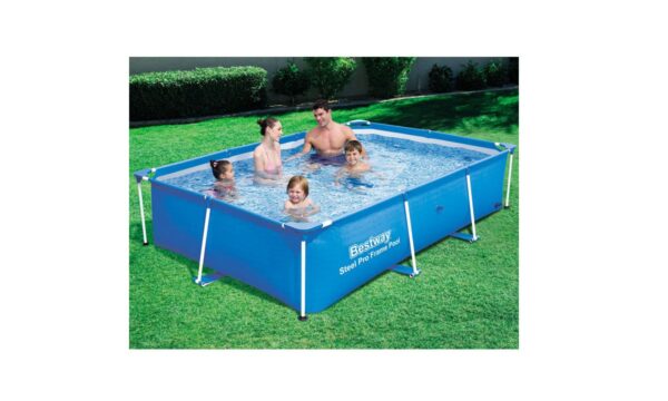 Bestway 8.5 feet x 5.5 feet x 2 feet x 61 cm  Portable Swimming Pool (56403) - Image 4