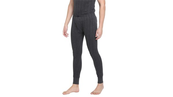 Oswal Premium – Men Thermal Lower – Charcoal Grey - Image 4