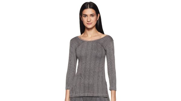 Oswal Premium – Women Thermal Top – Charcoal Grey