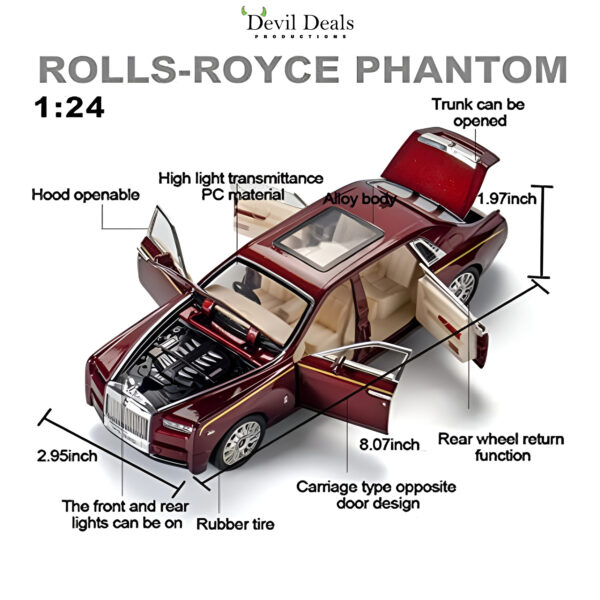 Rolls Royce Toy Car Model 1/32 - Image 6