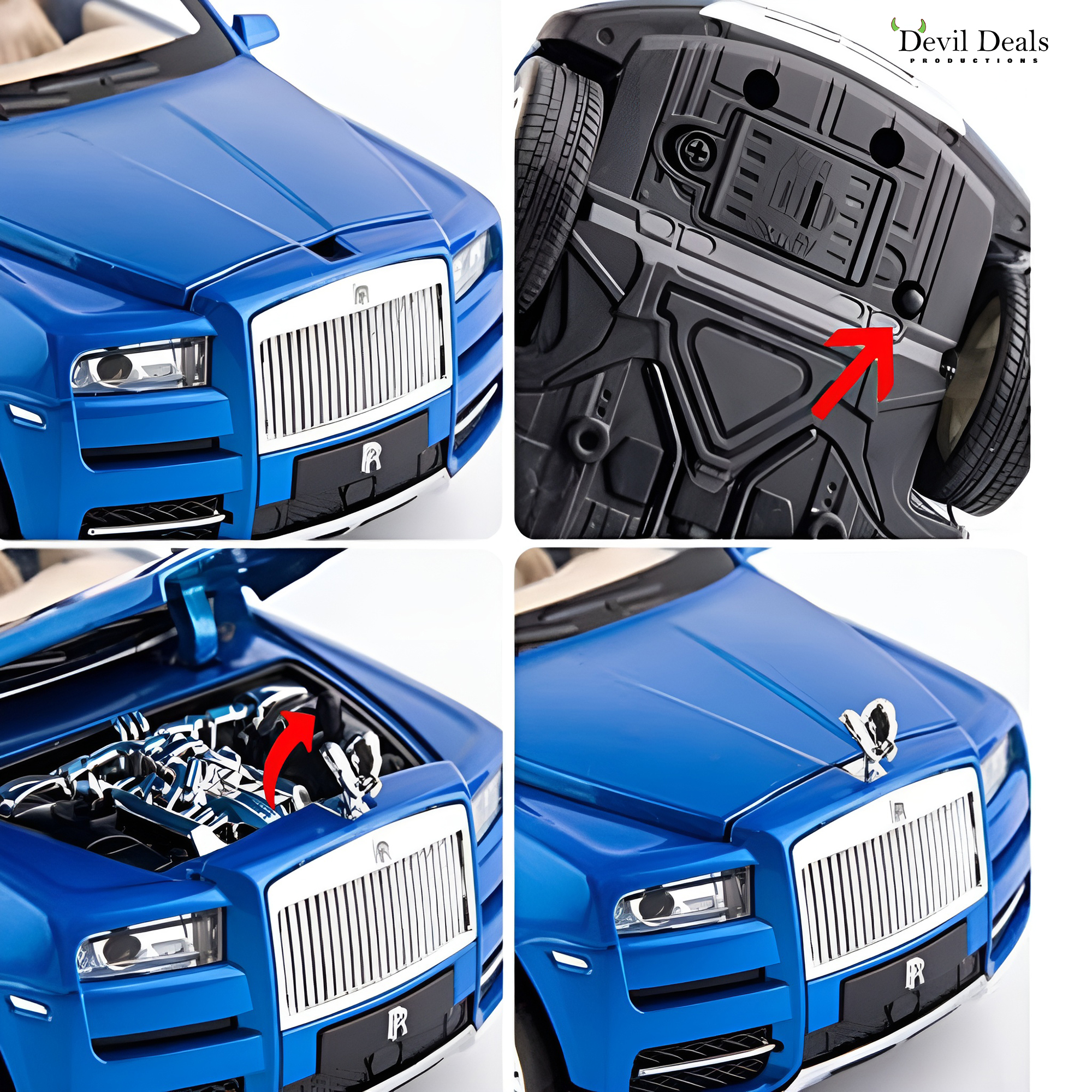 Rolls-Royce Alloy Diecast 1/24 Scale Toy Car - Image 3