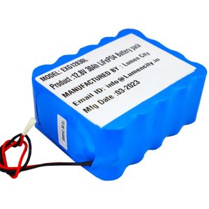 12.8V 30Ah LIFEPO4 Battery with 10Amp BMS, 5 Years Warranty, 20Cells