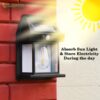 Solar Sconce Outdoor Wall Lights pack of 1 - Image 2