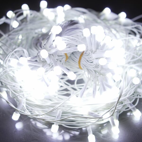 LED String Light 60 Feet | 72 Bulbs | Pure White - Image 2
