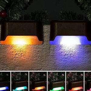 Solar LED Step Lights pack of 4