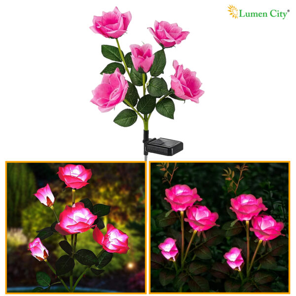 Solar Rose Garden Light Light (Pack of 2) - Image 4