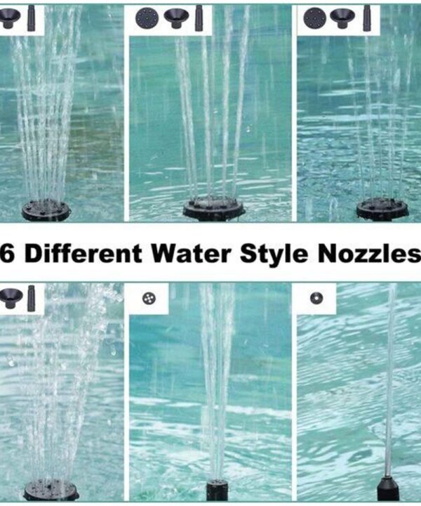 Solar Floating Fountain with 5 Nozzels - Image 5