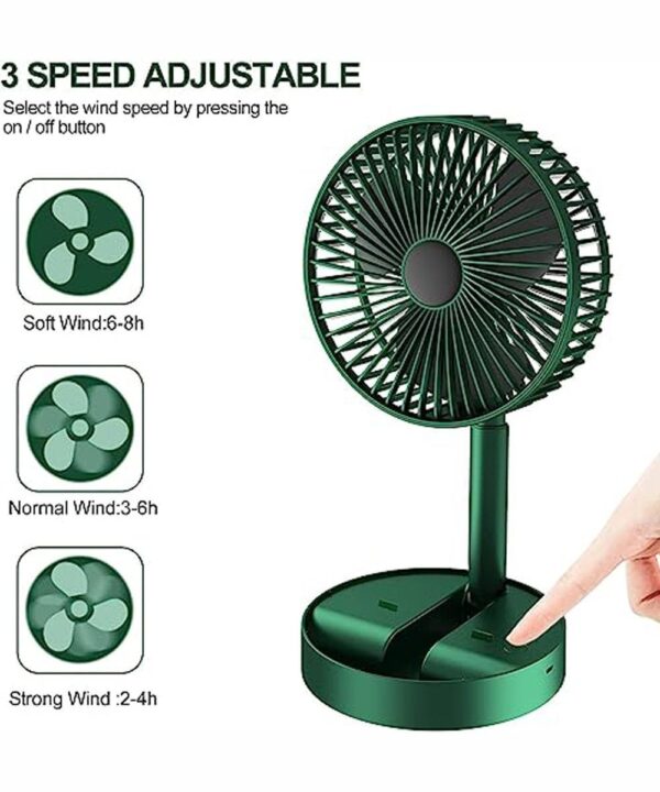 Portable Mini Fan With Solar - Image 4