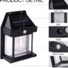 Solar Sconce Outdoor Wall Lights pack of 1 - Image 8