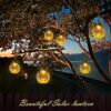 Solar Light Outdoor Lantern Hanging Jar Light Waterproof Pack of 2 - Image 5
