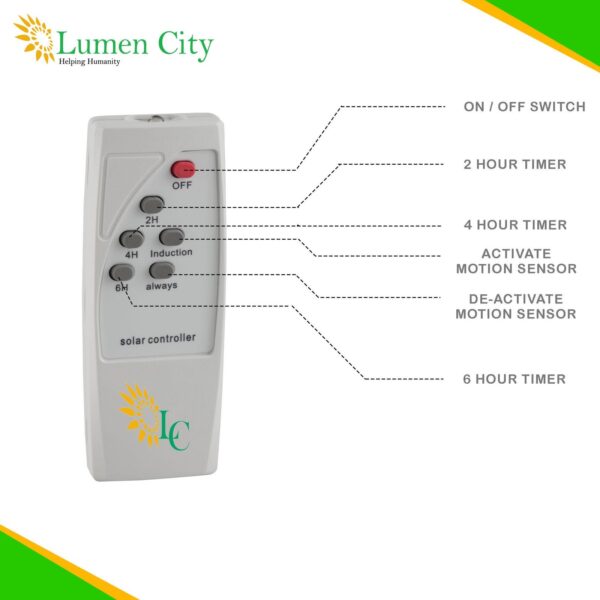Solar Street Light 6W | Remote Control | 7-8 Hr Backup | 10000 mah Battery - Image 6