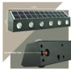 12 Lens Garden Wall Light Solar Powered | Warm White - Image 6