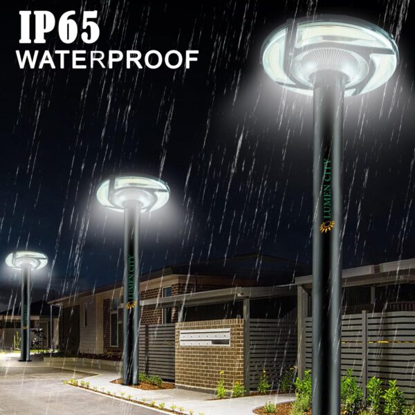 360° Solar Powered UFO Garden Light With RGB Ring 15W - Image 8