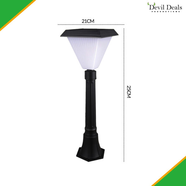 Solar Bollard Light With Pole With RGB Lights - Image 2
