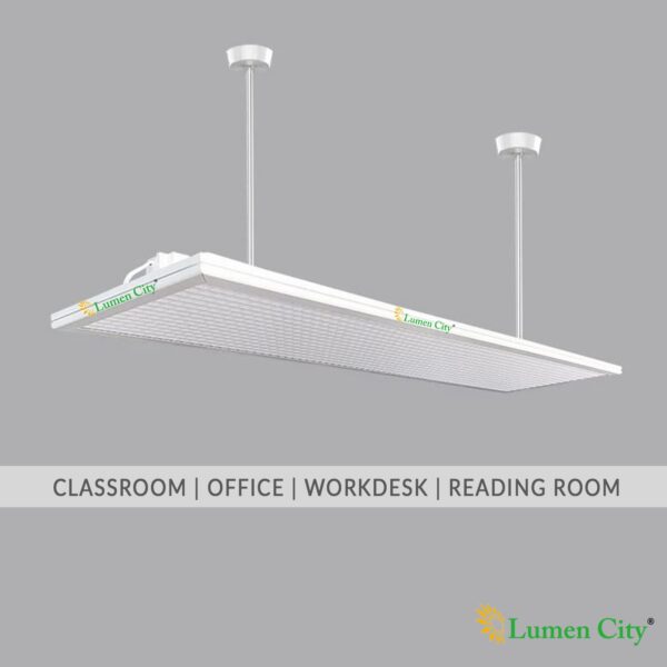 Glare-Free Hanging Study Light – LED Office Pendant Lamp for Desk, Classroom & Work Environments 48 Watt